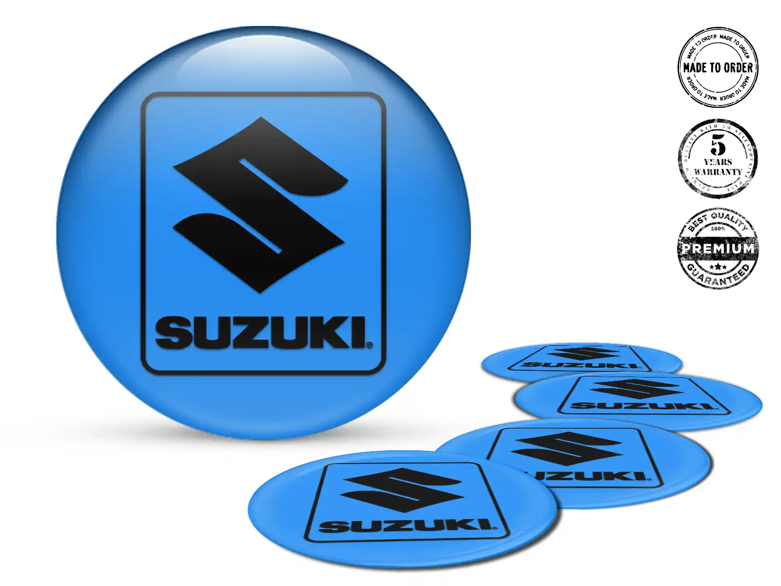 Suzuki Silikonsticker Hochglanz Galactic Vector